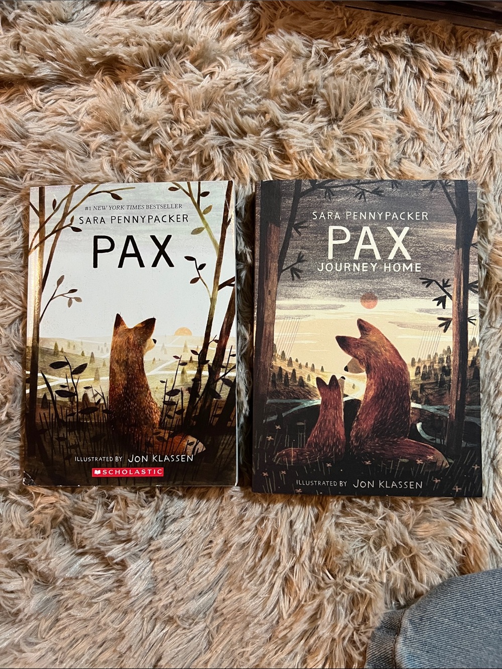 PAX & PAX: Journey Home Paperback Book Set by Sara Pennypacker